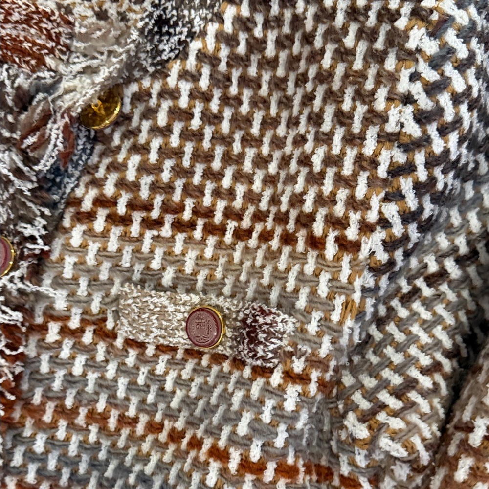 Veronica Beard Multicolor Knit Jacket - image 3